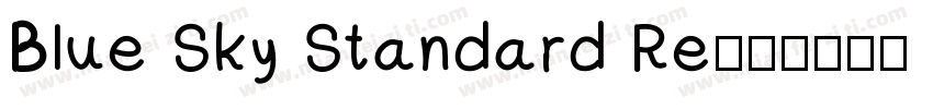 Blue Sky Standard Re字体转换